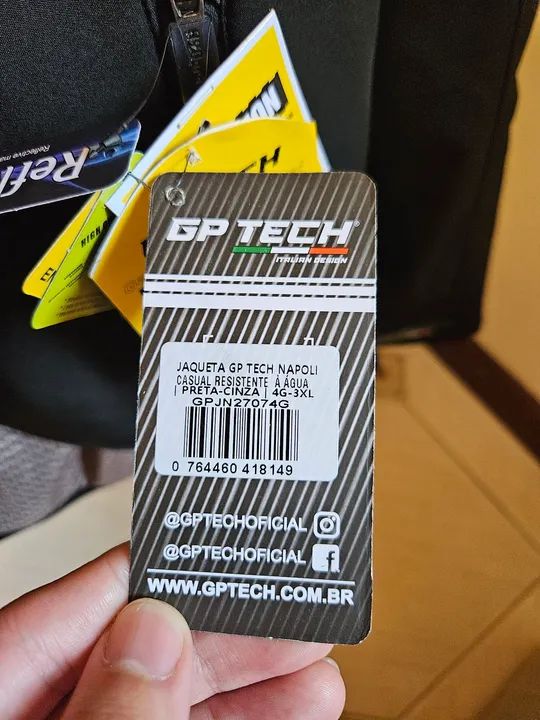Jaqueta de Moto GP Tech - Preta - Foto 5