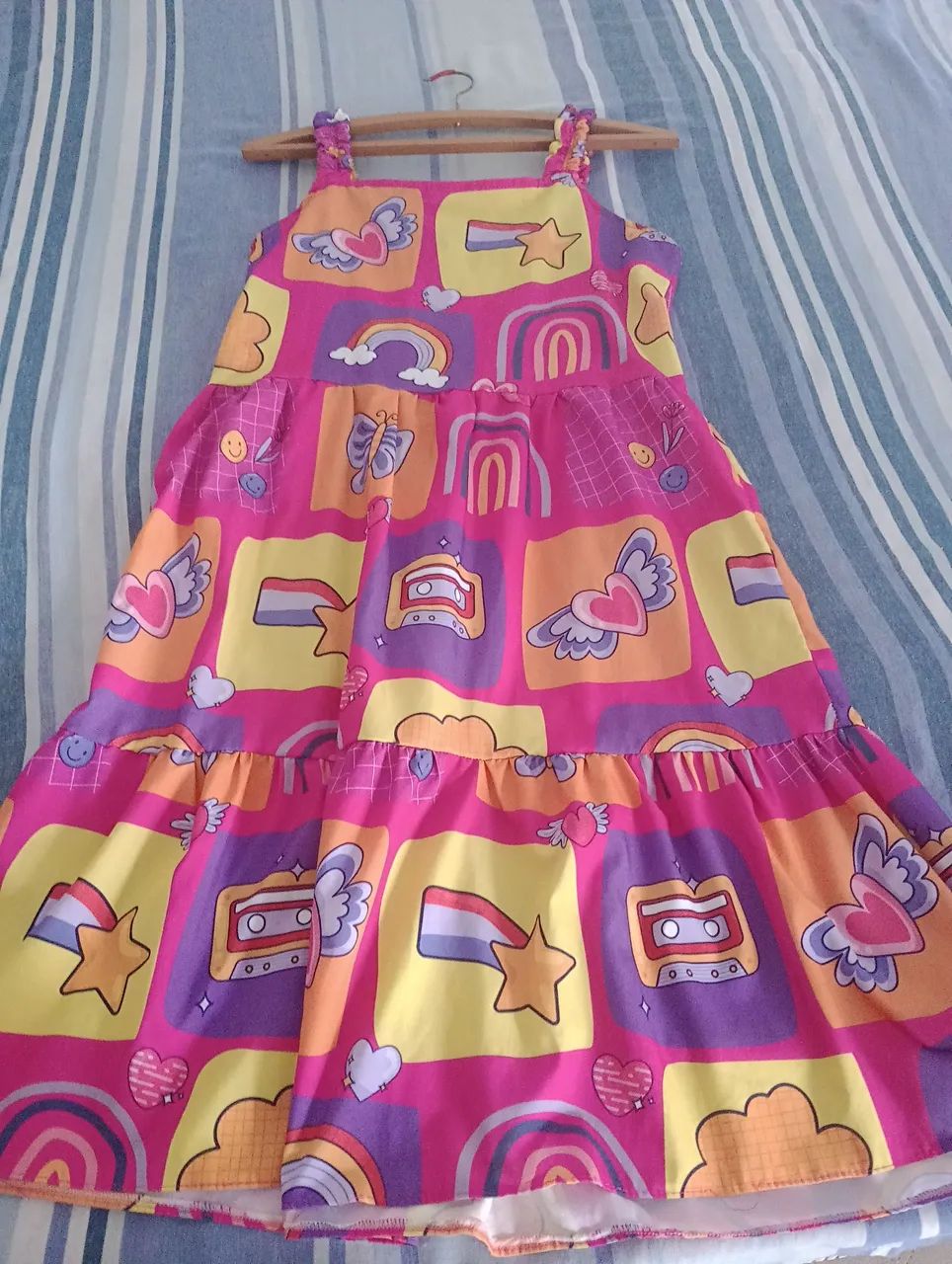 Vestido infantil estampado 