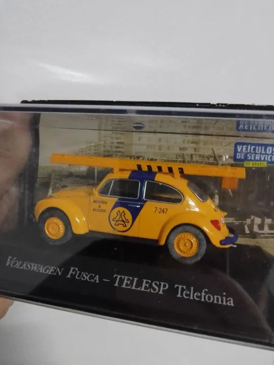 Fusca Telesp Telefonia - Veículo de Serviço - Escala 1/43