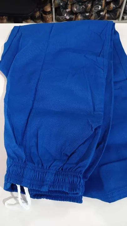 Calça reforçada para trabalho em brim - Foto 5