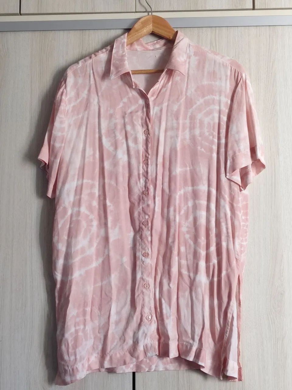 Camisa Rosa Tie Dye