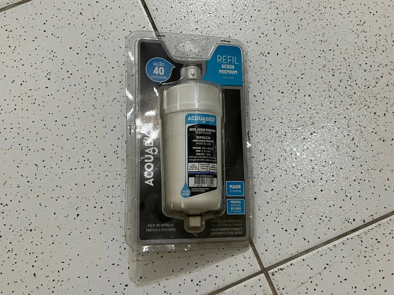 Filtro/Refil de Água Acquabios Lacrado