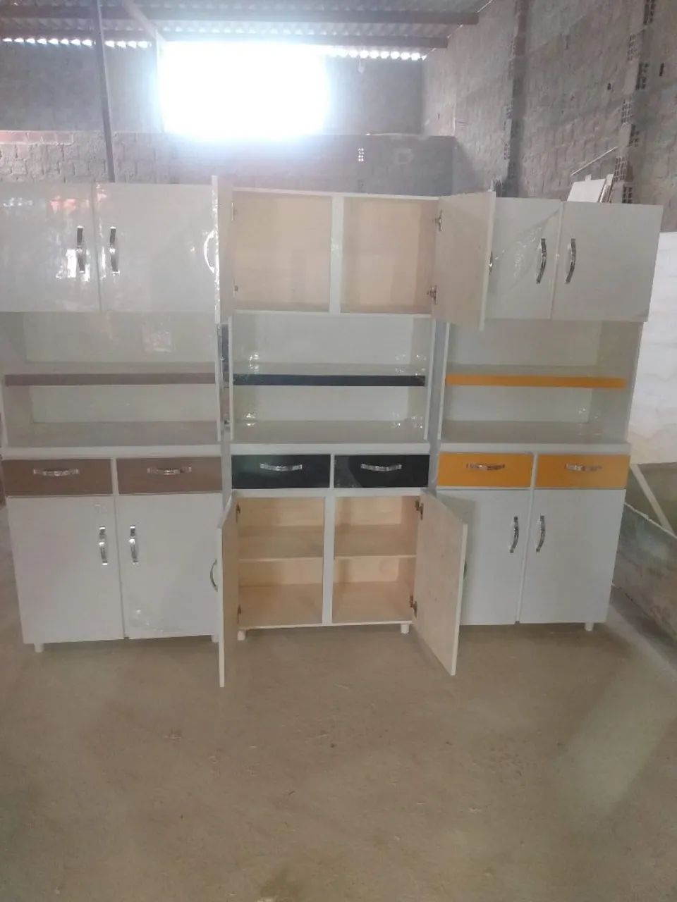 Armários de cozinha de chão, novos e de madeira! - Foto 5
