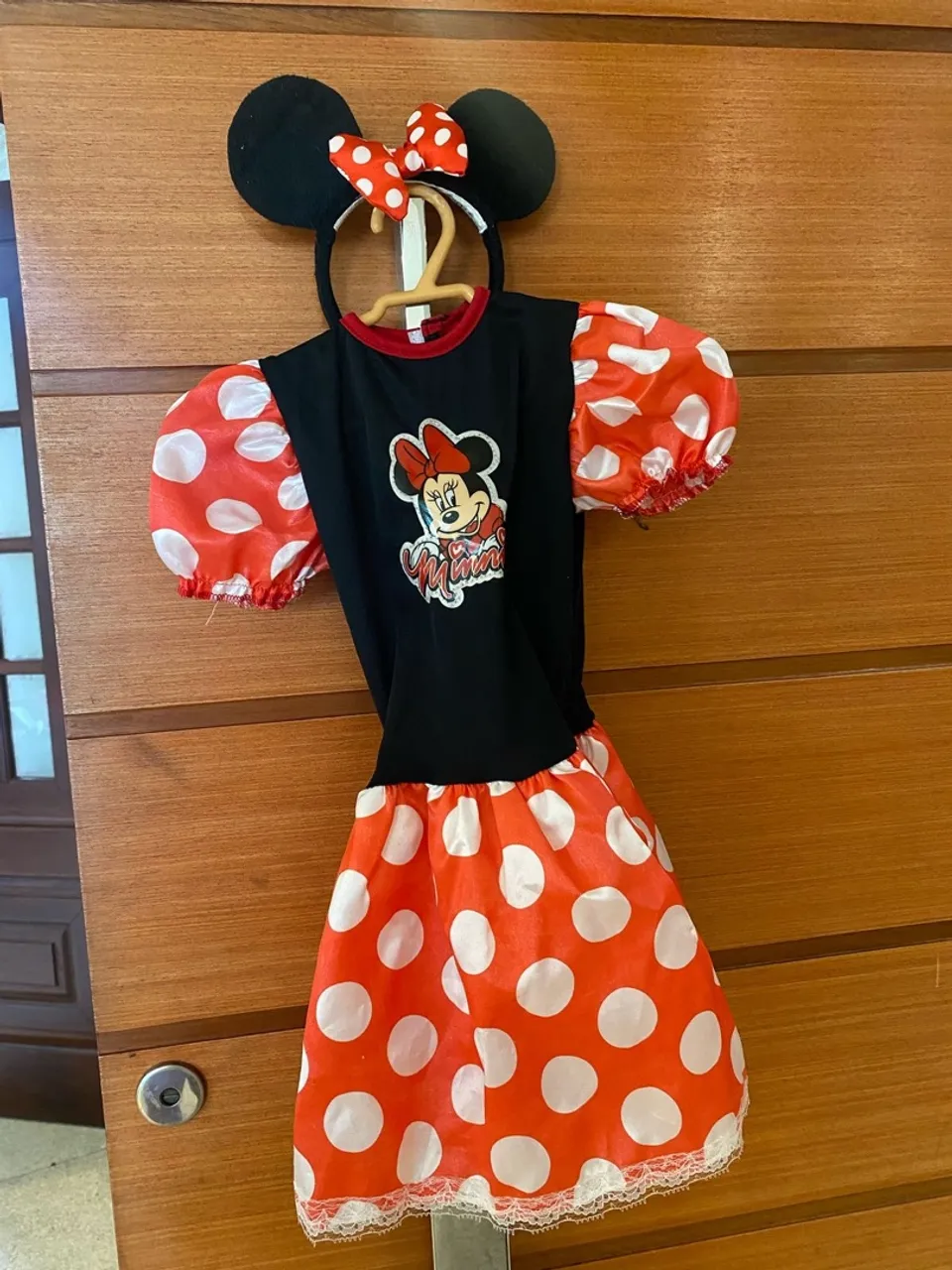Fantasia Minnie Mouse Infantil - TAM PP