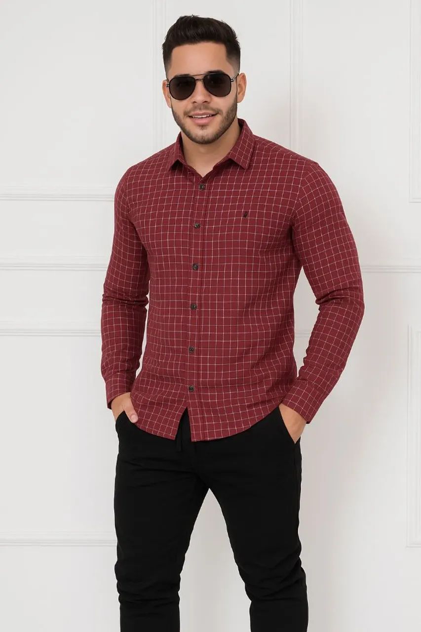 Camisa Slim + Calça Jogger Preta ( tamanho G ) - Foto 2