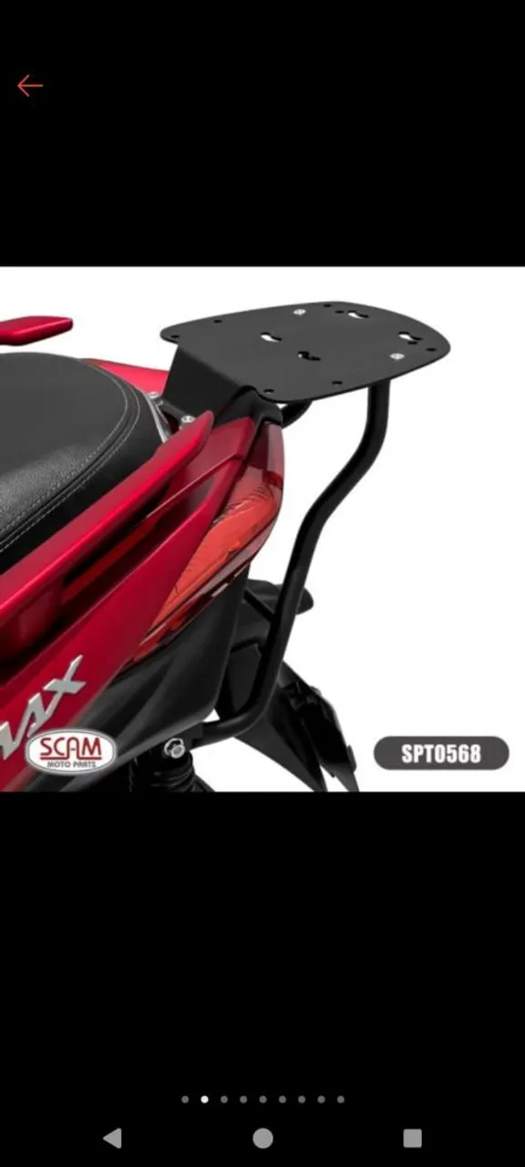 Suporte para Bagageiro de Moto