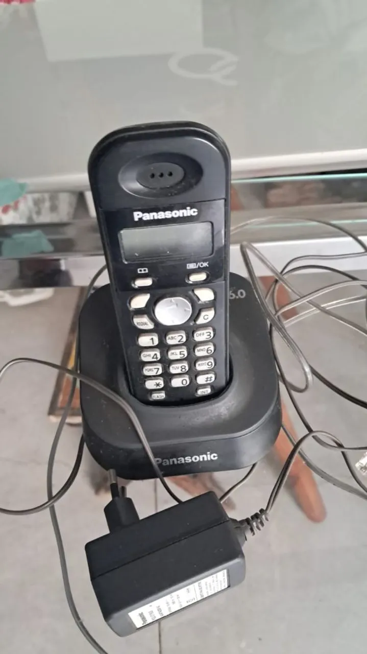 Telefone Fixo Sem Fio Panasonic