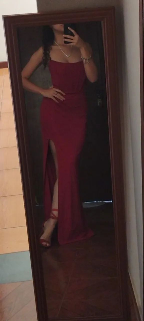 Vestido Longo Vermelho