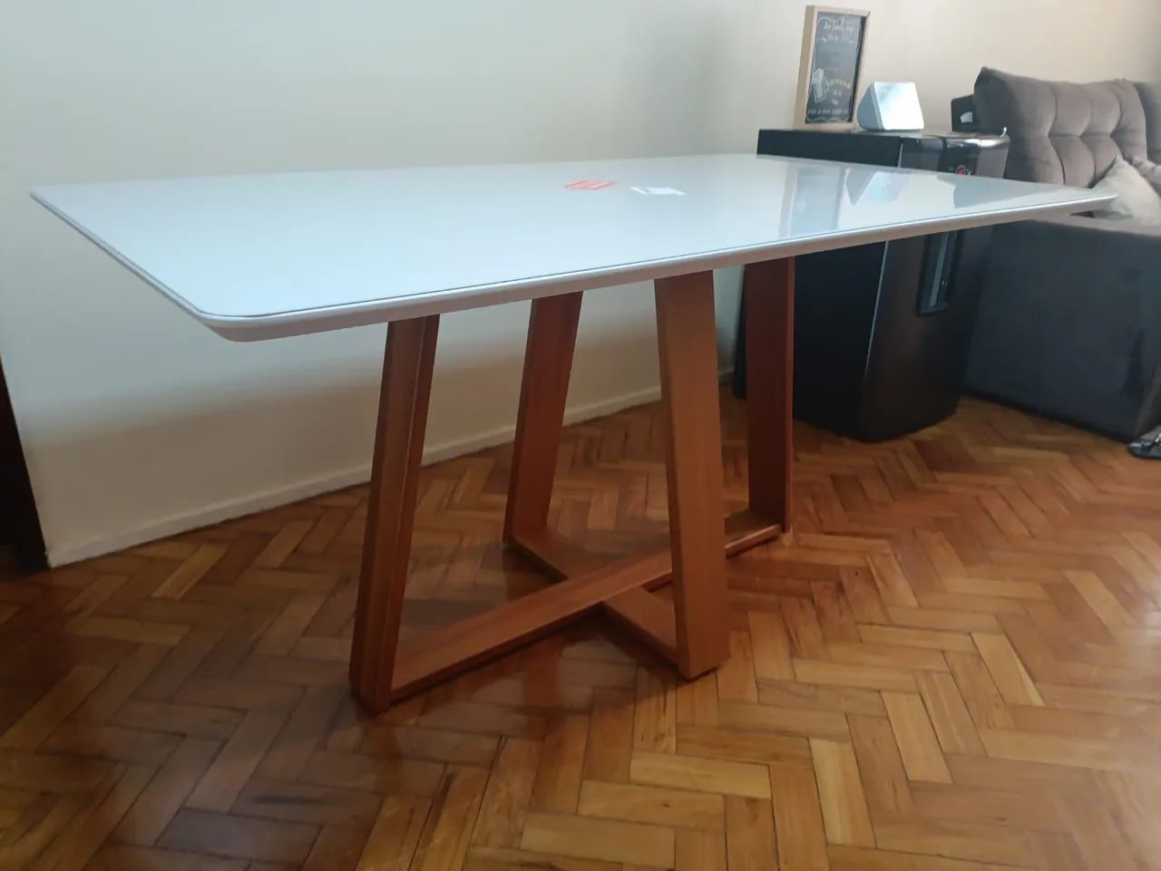 Mesa de Jantar Moderna com 6 Cadeiras - jade  - Foto 3