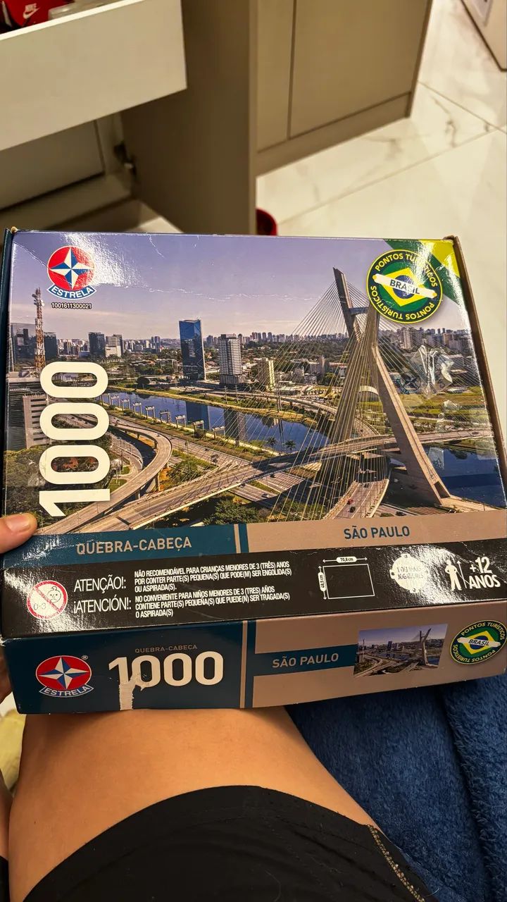 Quebra cabeça 1000 peças de SP