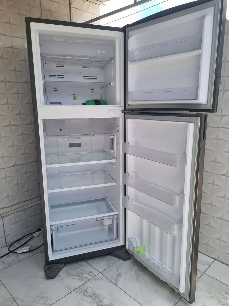 GELADEIRA CONSUL INOX DUPLEX FROST FREE CRM55 BBANA - Foto 3