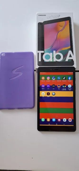 Tablet na caixa Tab A Samsung Pega chip 4G Vai completo - Foto 5