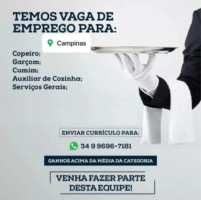 Vagas de emprego