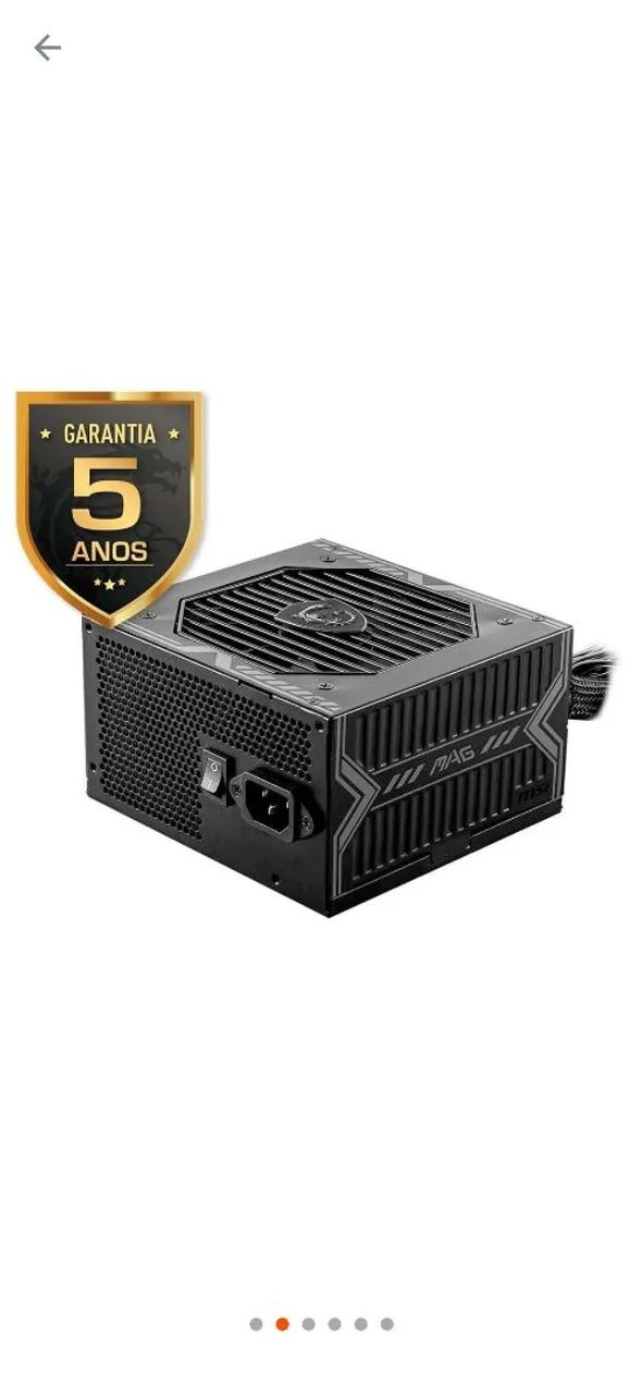 Fonte MSI 650w lacrada