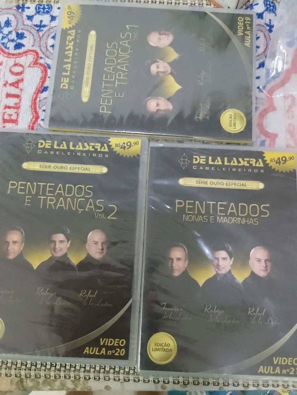 DVD De La Lastra - Escova e Modelagem - Vol. 1 e 2 - Foto 3