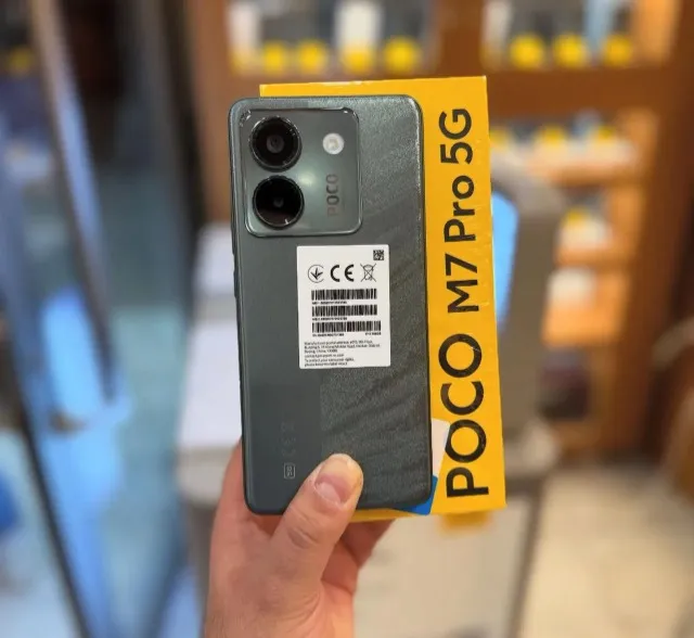 Poco m7 pro 5G NFC novo na caixa 256Gb 08Gb Ram Entrega Gratis+ Capa Pelicla Fone