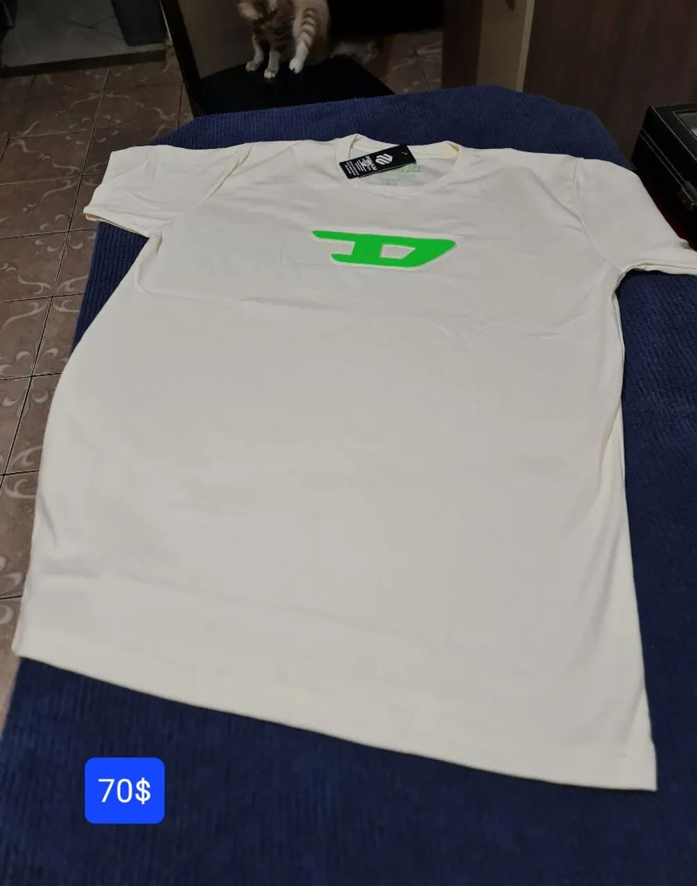 Camisa Grife peruana elastano da Diesel GG 