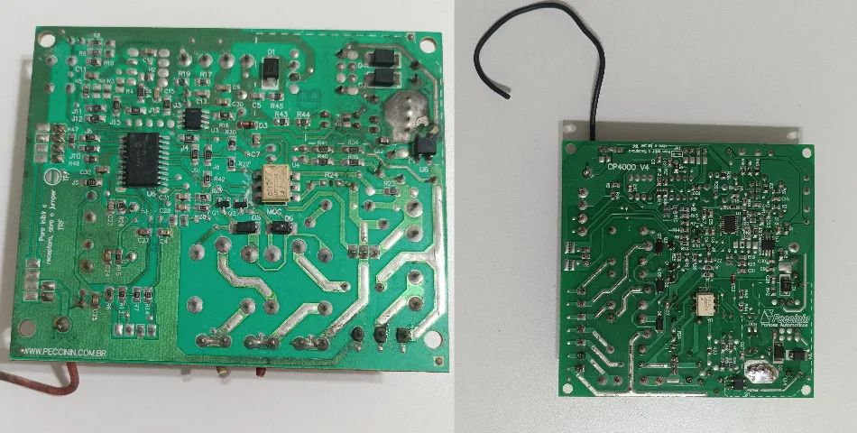 Kit 2 Centrais Placas para portão automático Gatter 3020/Peccinin CP4000 V2 - c/ defeito - Foto 2