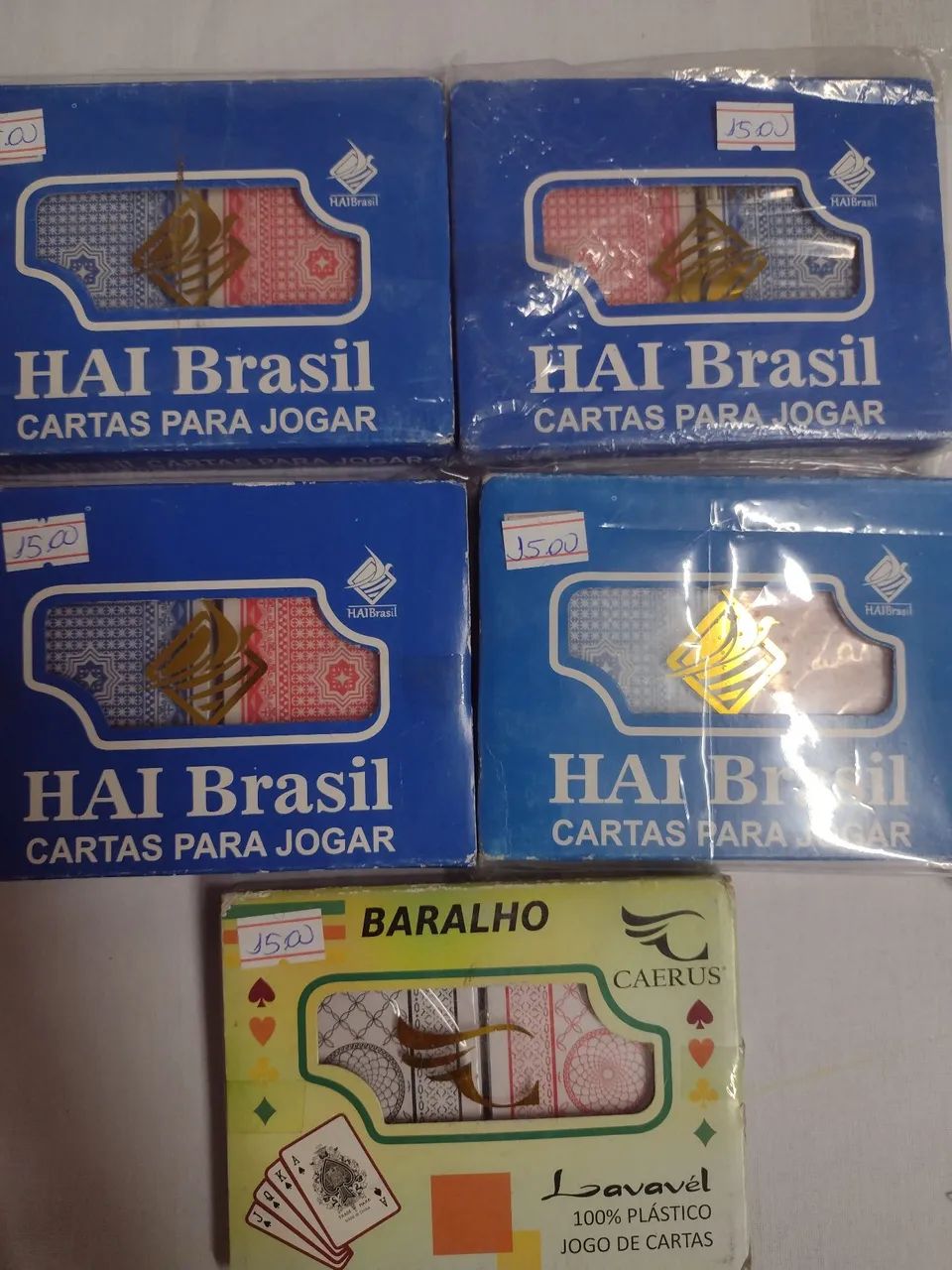 5 JOGO DE BARALHO NOVO 