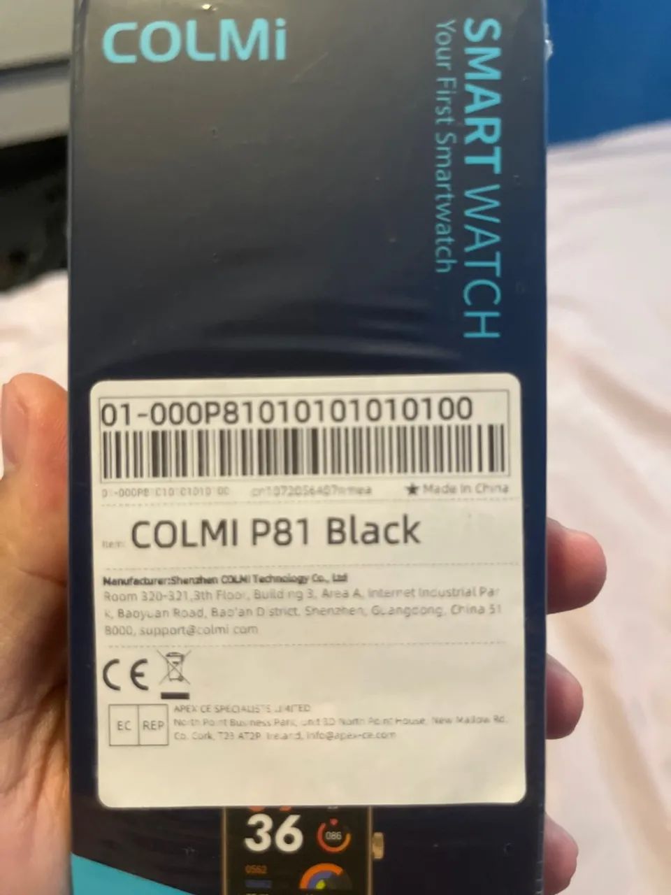 Smartwatch colmi p81 preto - Foto 2