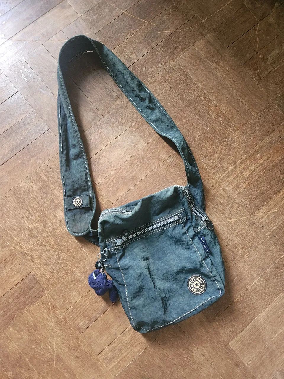 Bolsa Kipling grande azul escuro - Foto 2