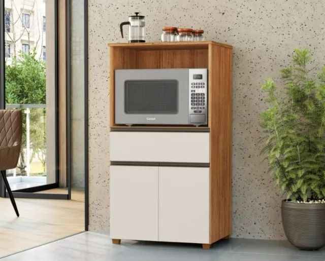 Balcão Micro-ondas Noruega 1 Gaveta 