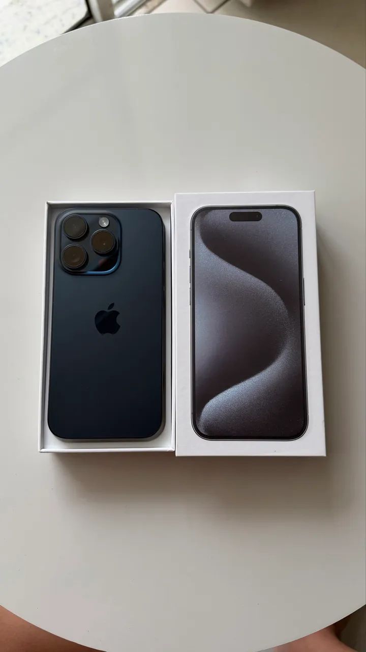 iPhone 15 Pro 128gb azul titânio  - Foto 2