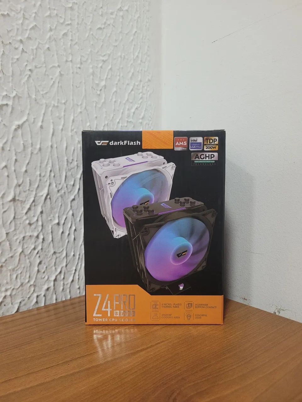 Cooler para Processador Intel e AMD Z4 PRO MIST ARGB BRANCO 