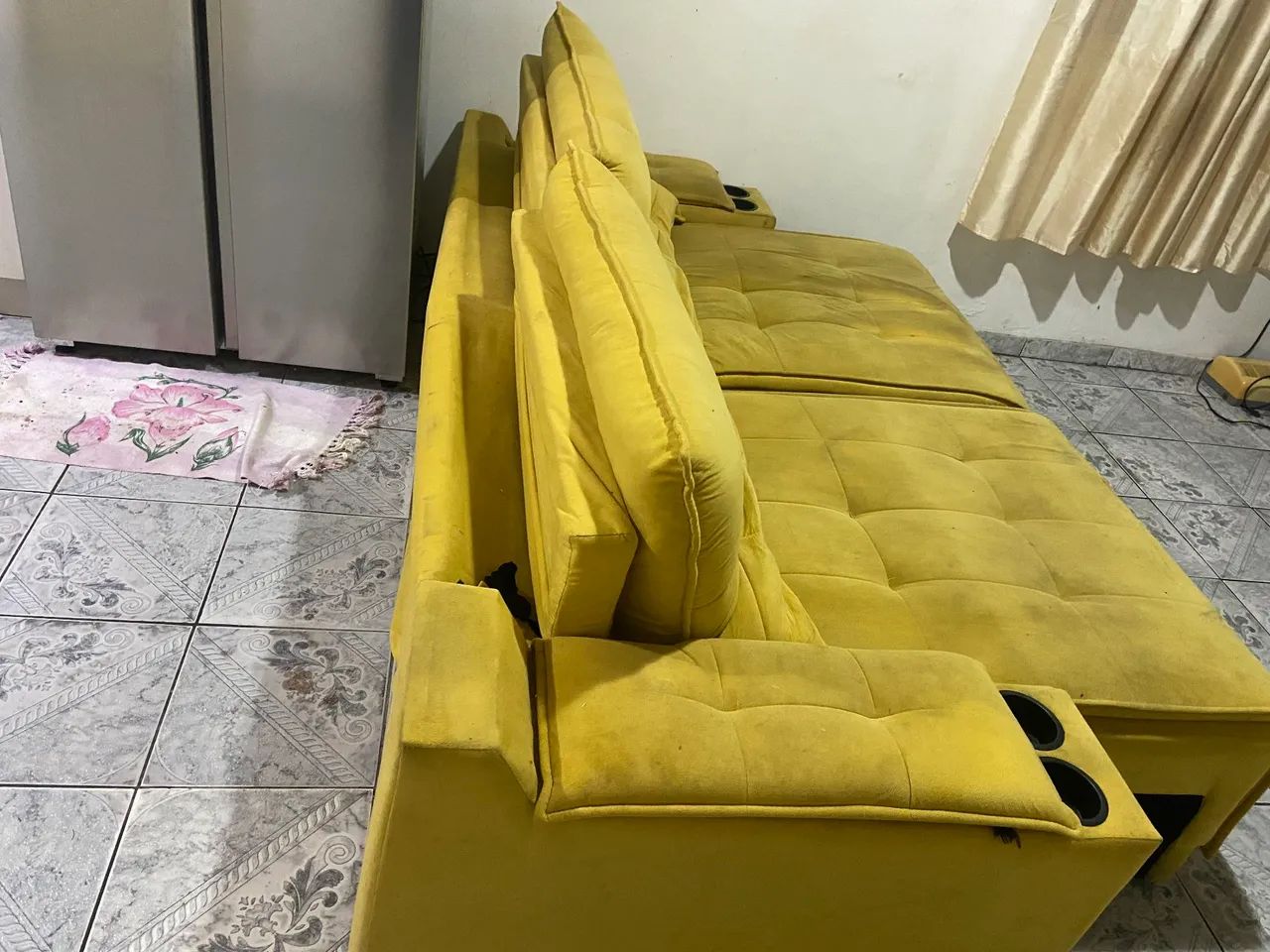 Sofá Retrátil com Molas e USB - Preço de Ocasião (Desocupar Espaço) - Foto 3