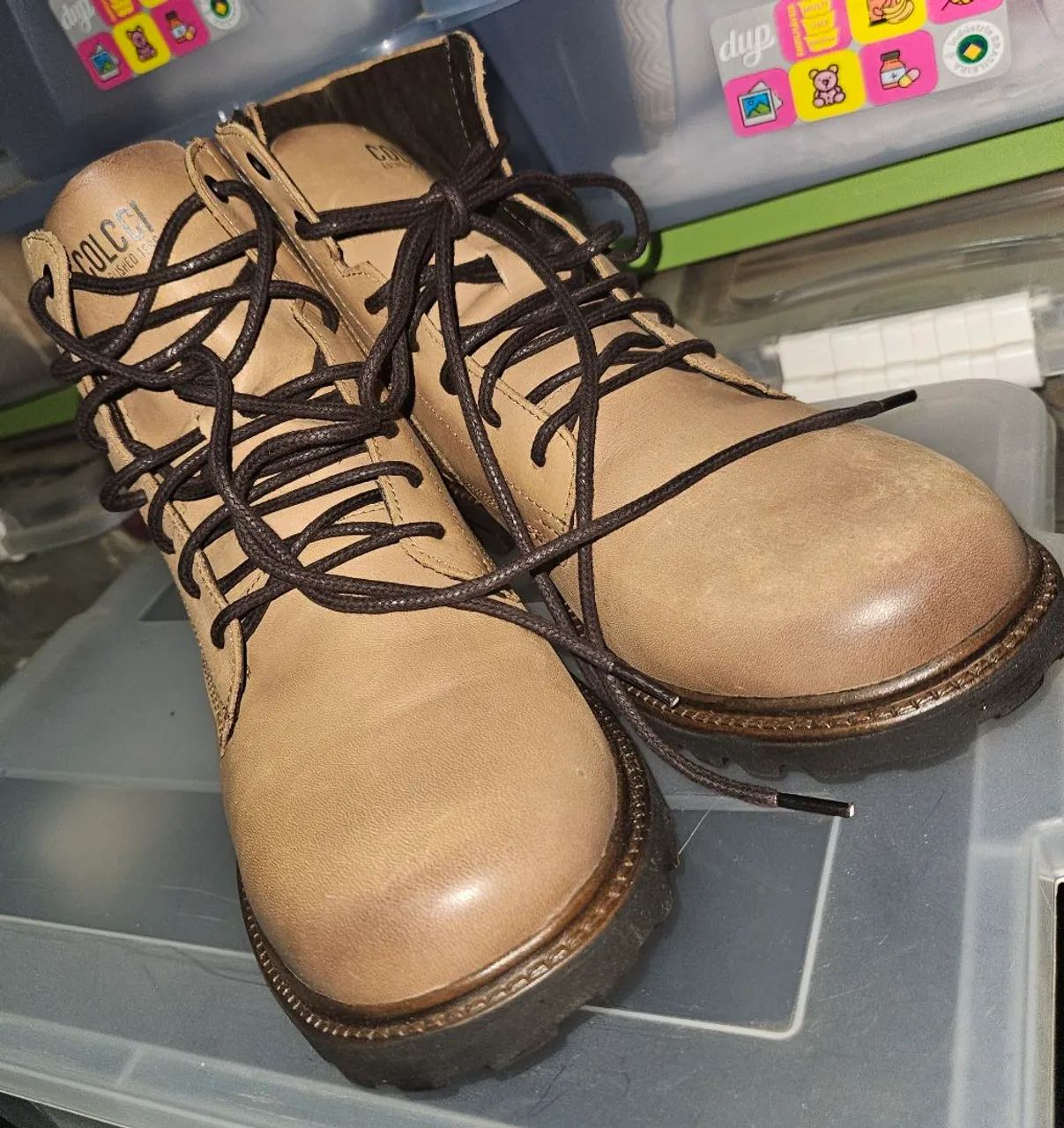 Bota Coturno de Couro Colcci - Foto 2