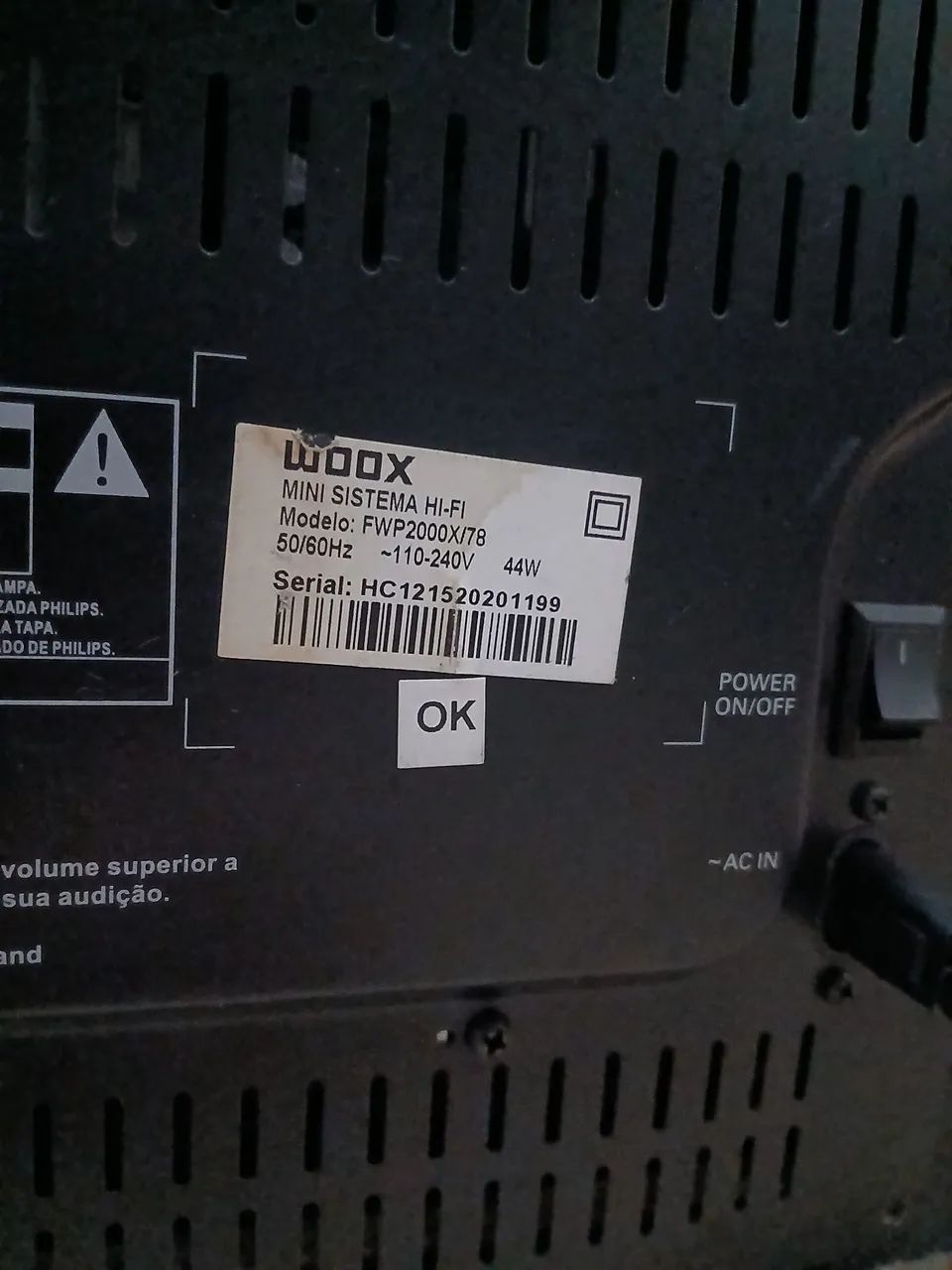 Caixa de Som Philips Fwp2000x  - Foto 3