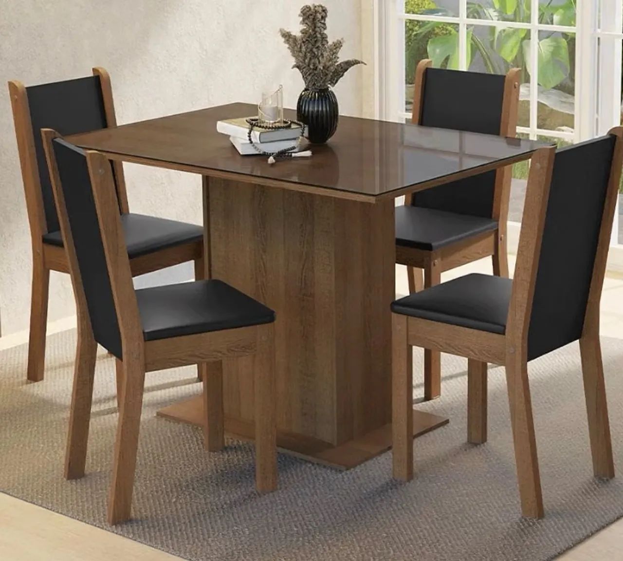 Conjunto mesa com 4 cadeiras  - Foto 2
