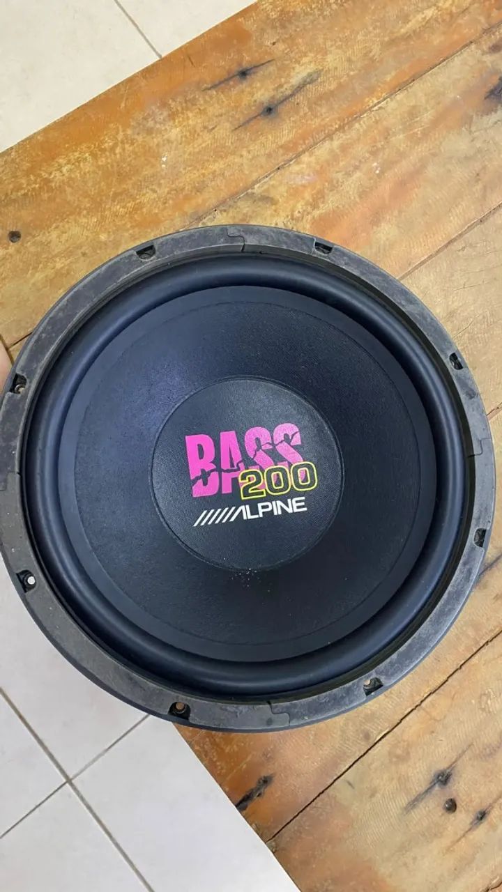 Alto-Falante Subwoofer Alpine 12 Polegadas Bass ZR 200