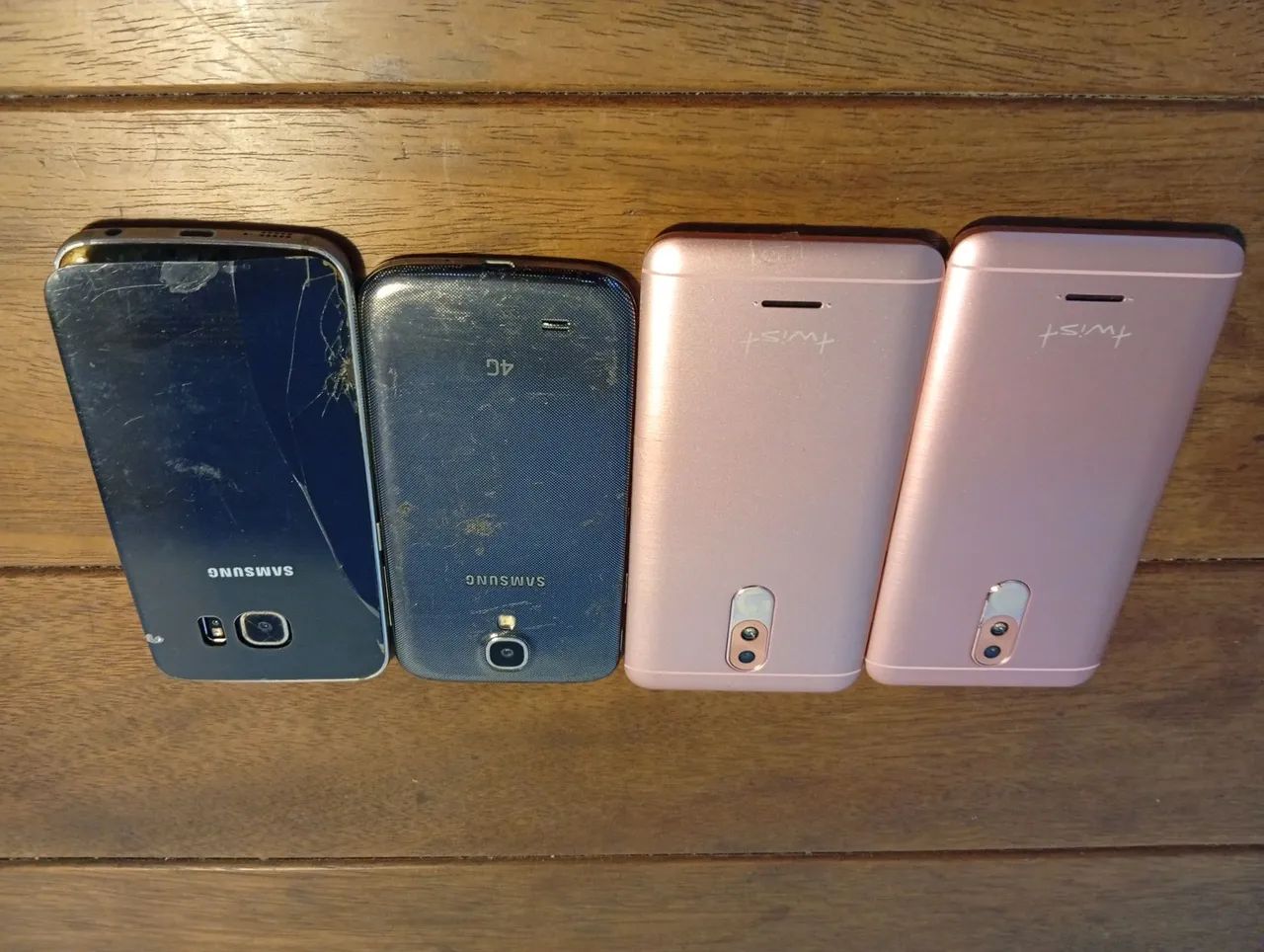 Lote 4 celulares para retirada de peças - Foto 2