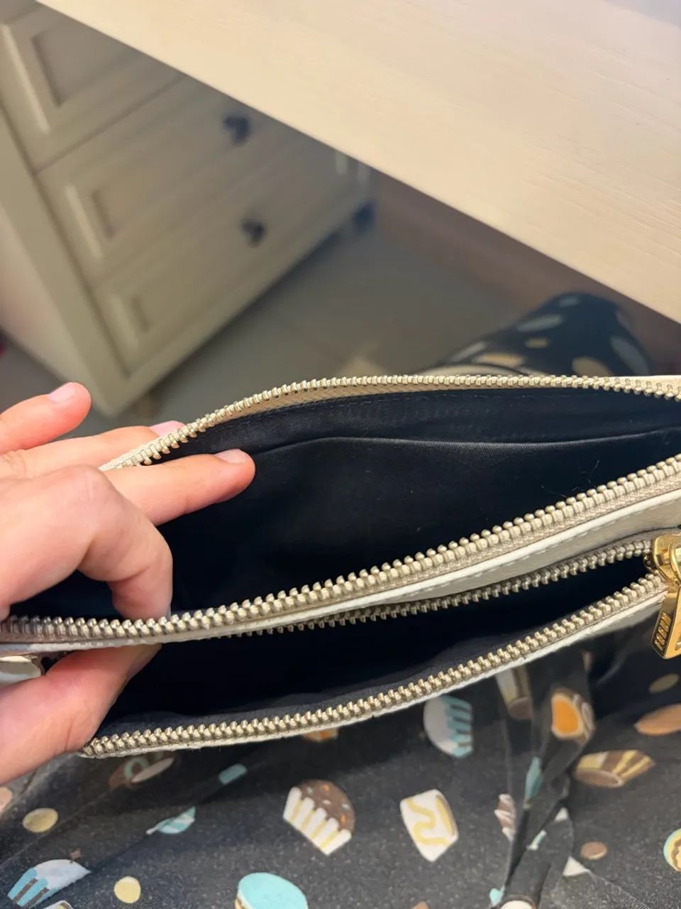 Bolsa branca courino - Foto 2