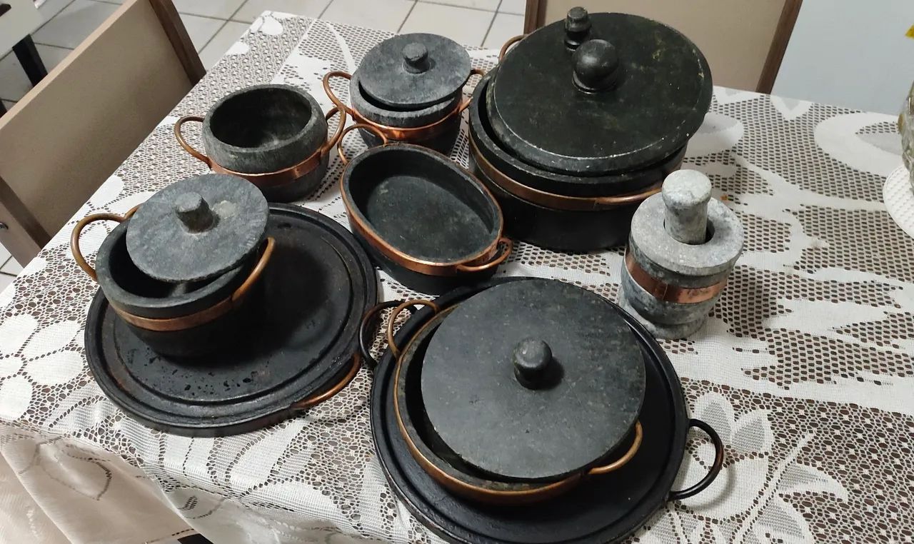 Kit panelas de pedra 