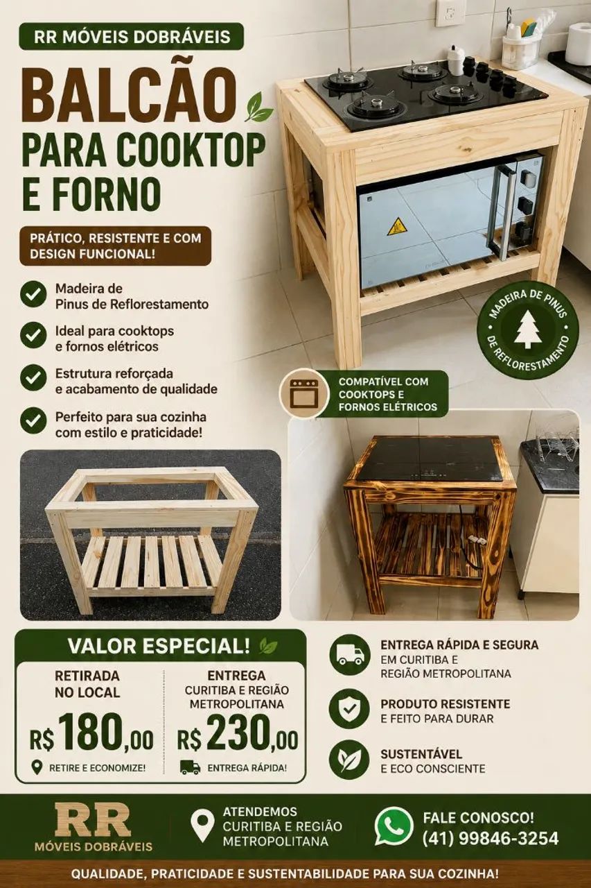 Balcão para Cooktop 