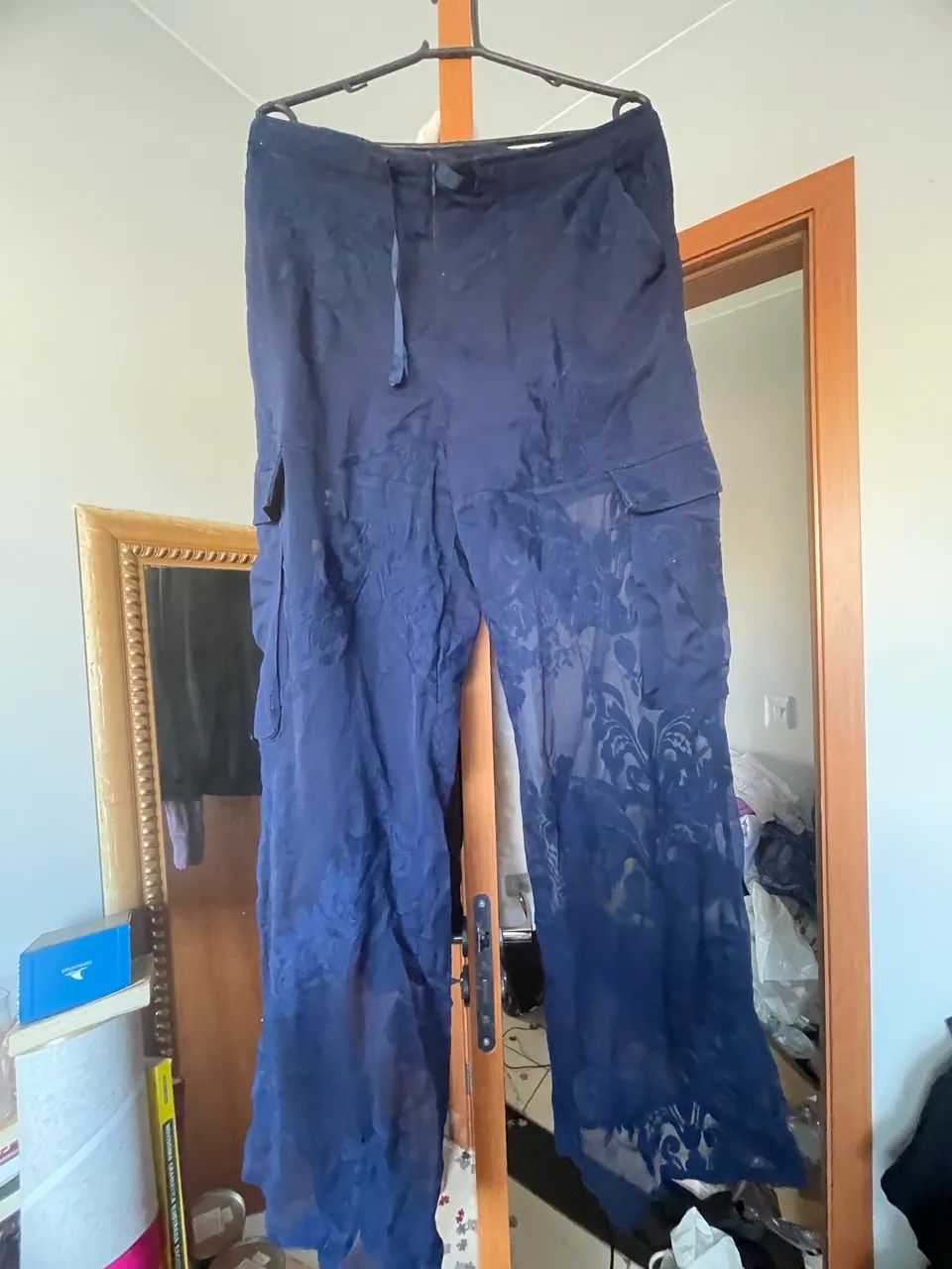 calça azul G feminina  - Foto 2
