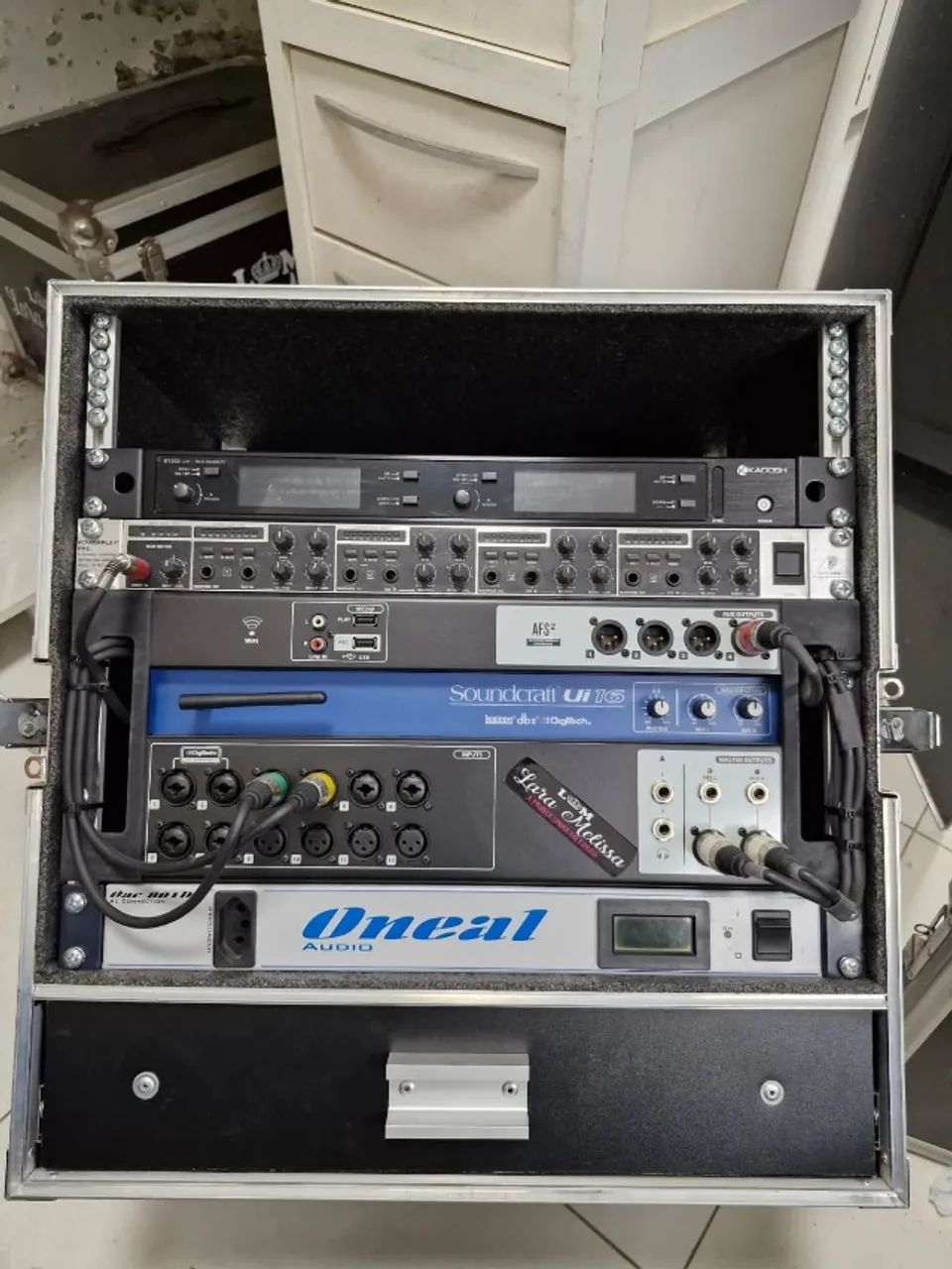 hard case rack completo para som ao vivo