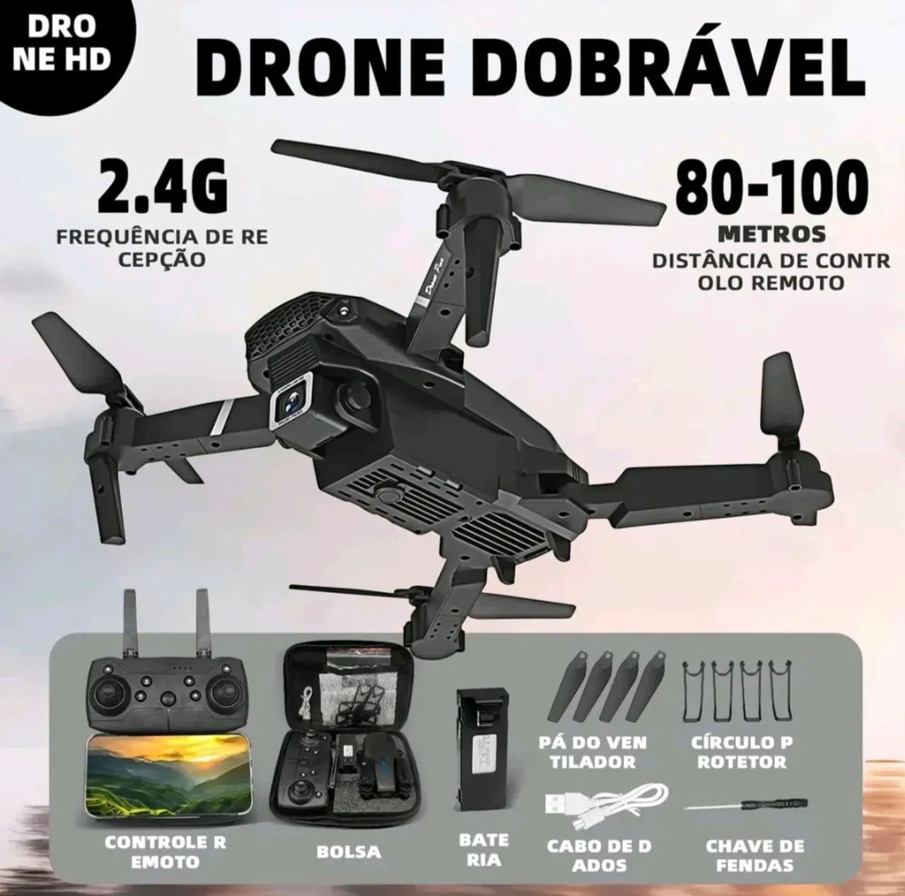 Drone profissional e88 4k 