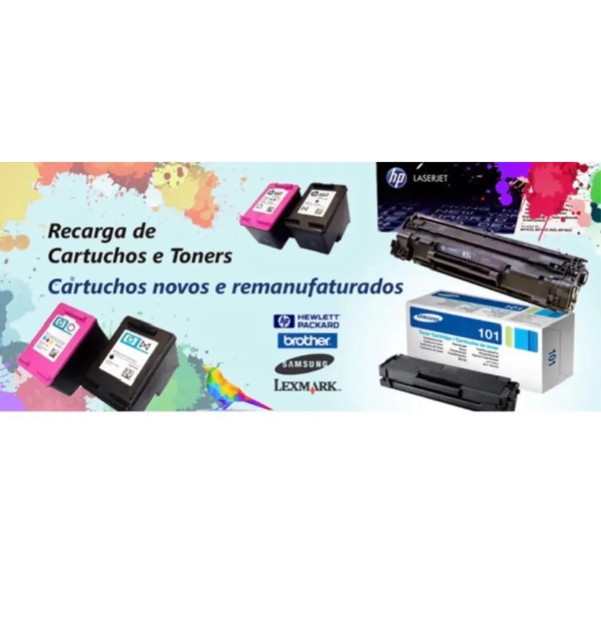 Recarga de Toner e cartucho 