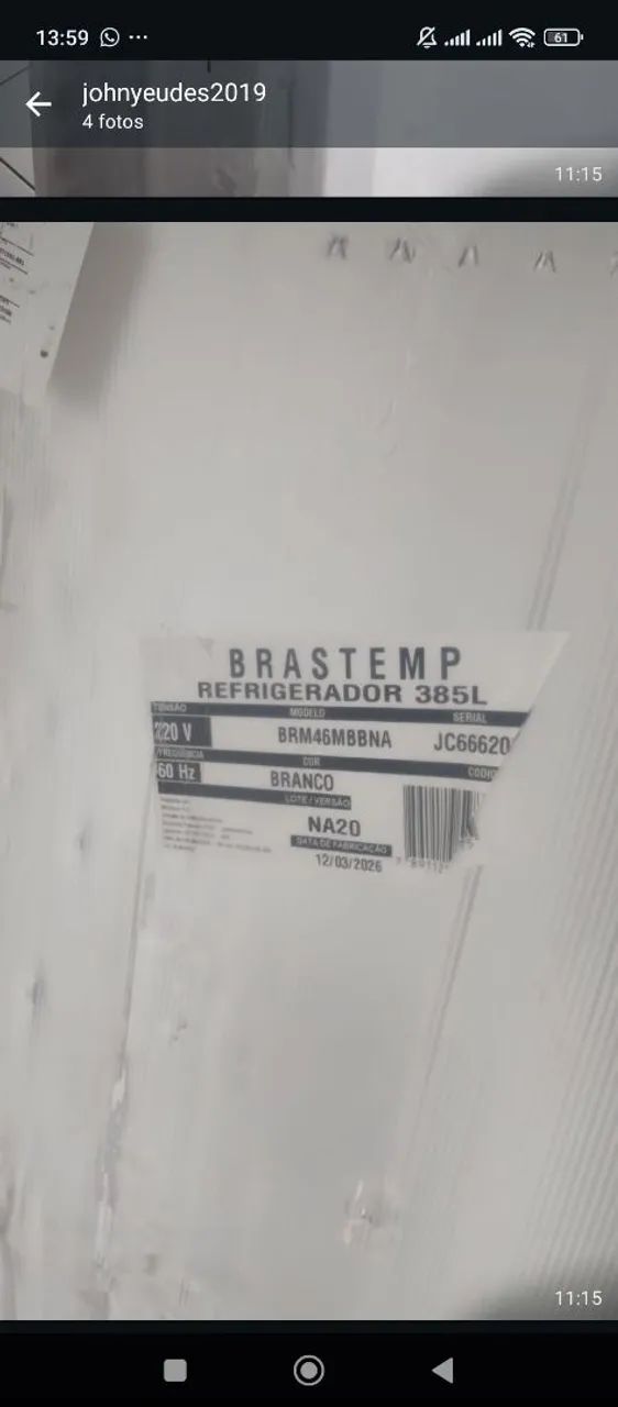 Geladeira Brastemp  - Foto 3