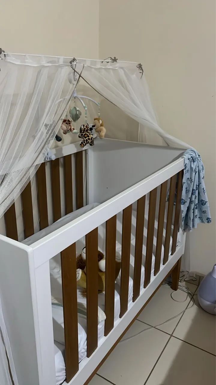 Berço 3 em 1 (Semi-novo) - Excelente Estado e Super Versátil! - Foto 5