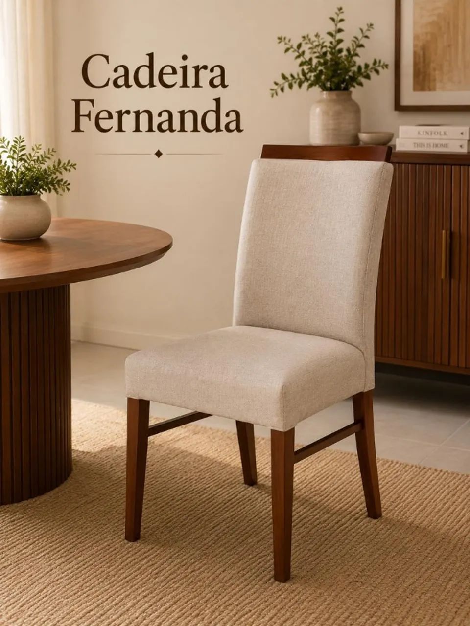Cadeira estofada sala de jantar - Foto 4