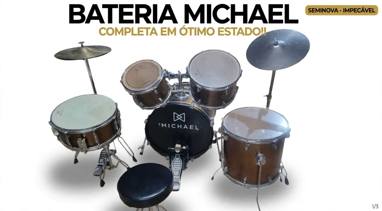 Bateria Michael classic pro - Foto 4