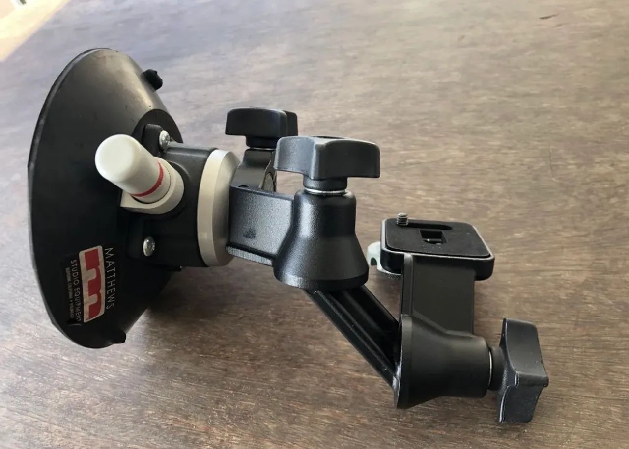 Suporte Ventosa Com Braço Articulável P/ Câmeras Dslr Gopro - Foto 5