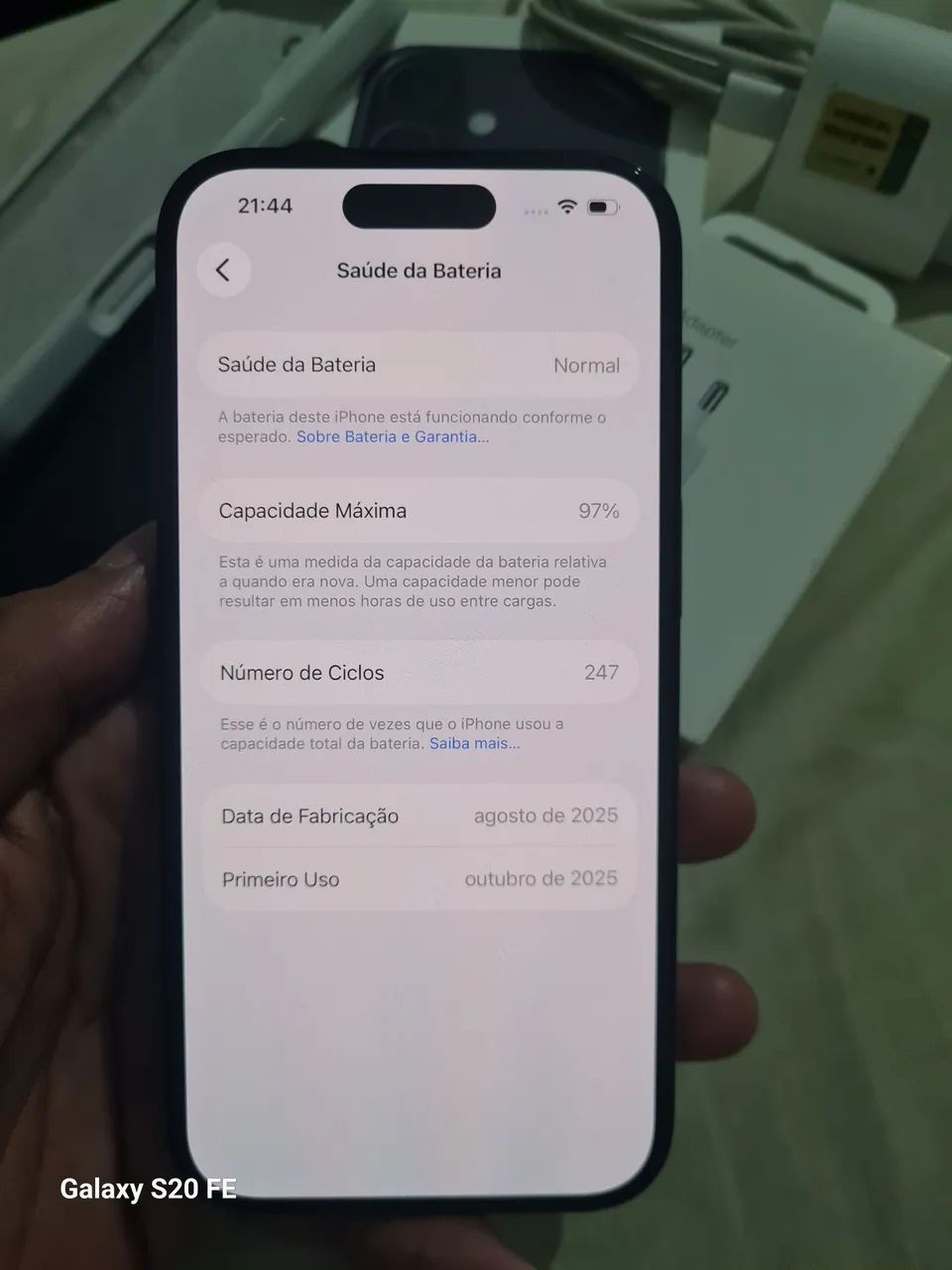 Iphone 16 ainda na garantia Apple. - Foto 3
