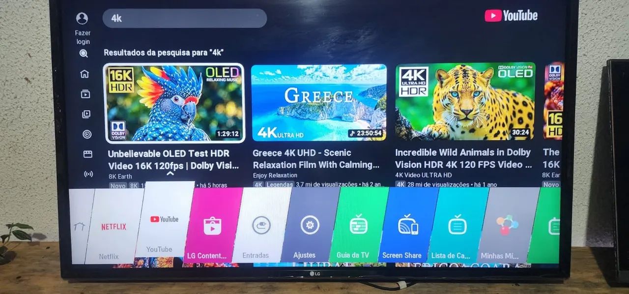 TV 43 polegadas smart com cabo controle todos apss YouTube e Netflix é d mais 