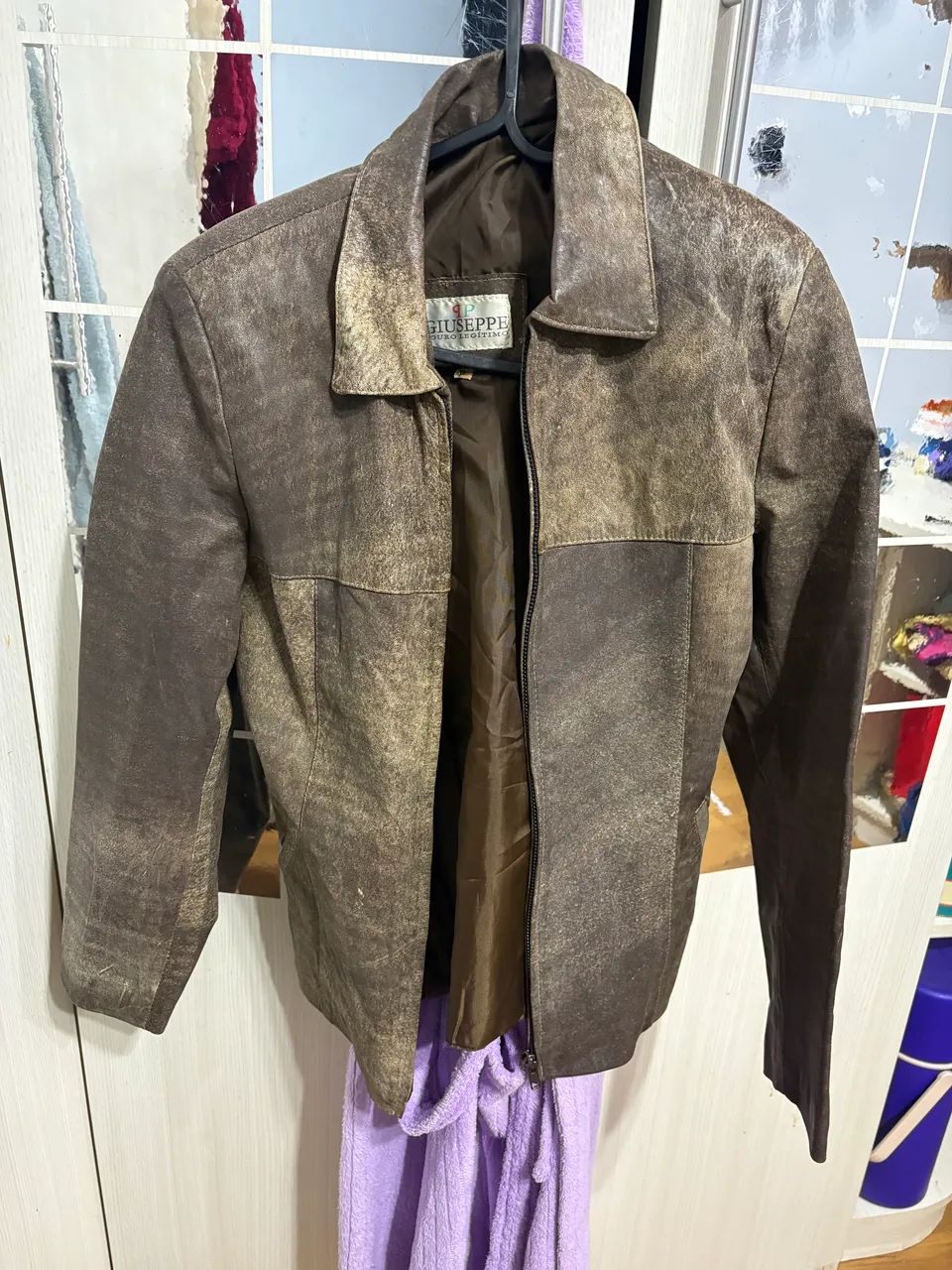 Jaqueta vintage couro 
