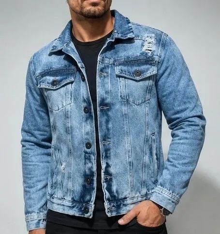 Jaqueta Jeans C&A - tamanho M - Foto 5